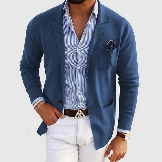 Noah – Elegante Blazer con Bolsillos para Hombres