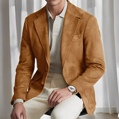 Martin - Saco elegante de traje con botón para caballeros