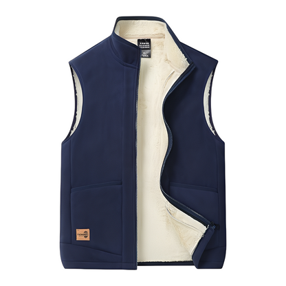 Daniel - Moderna y cálida chaqueta de hombre sin mangas, acolchada