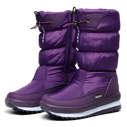 Leonard - Botines de invierno cálidos y gruesos para mujer