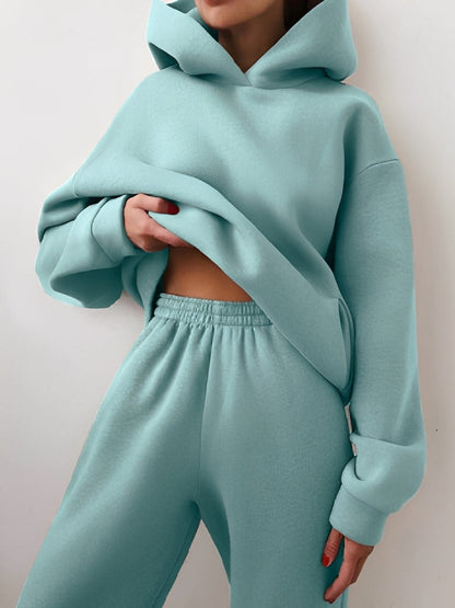 Jasmine - Ropa deportiva ancha con capucha para mujeres