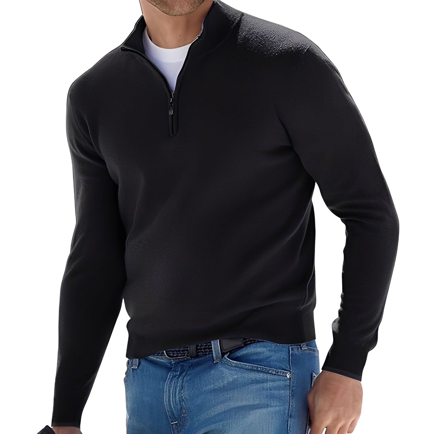 Kennith - Chaqueta informal con cremallera para hombres