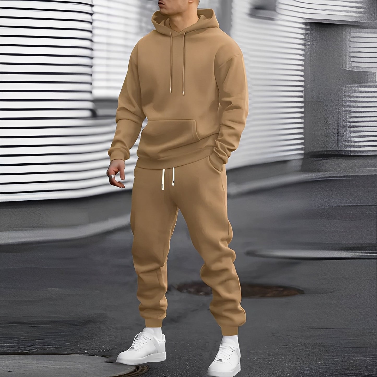 Arvel - Traje de chándal casual con capucha para hombres