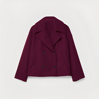 Abegail - Chaqueta corta, holgada y casual para mujeres