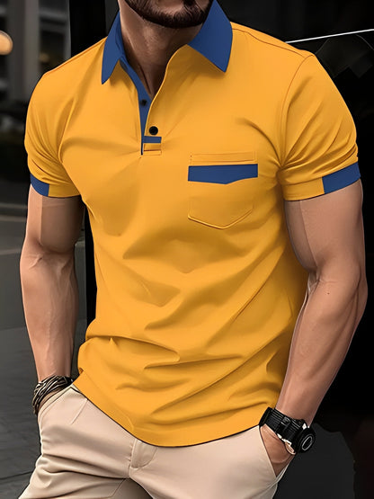 Darwin - Polo ajustado informal para hombres