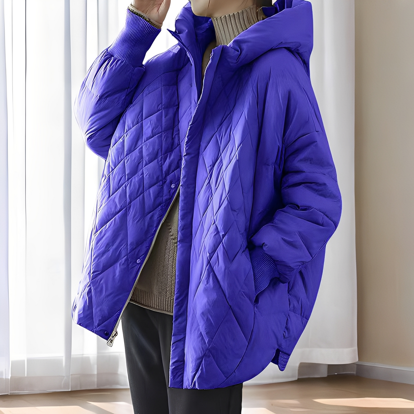 Abigail - Chaqueta de invierno con cierre para mujeres
