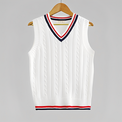 Callen - Chaleco de Punto Casual para Mujeres