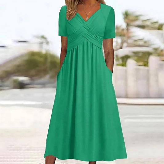 Mara – Suave Vestido en Línea A