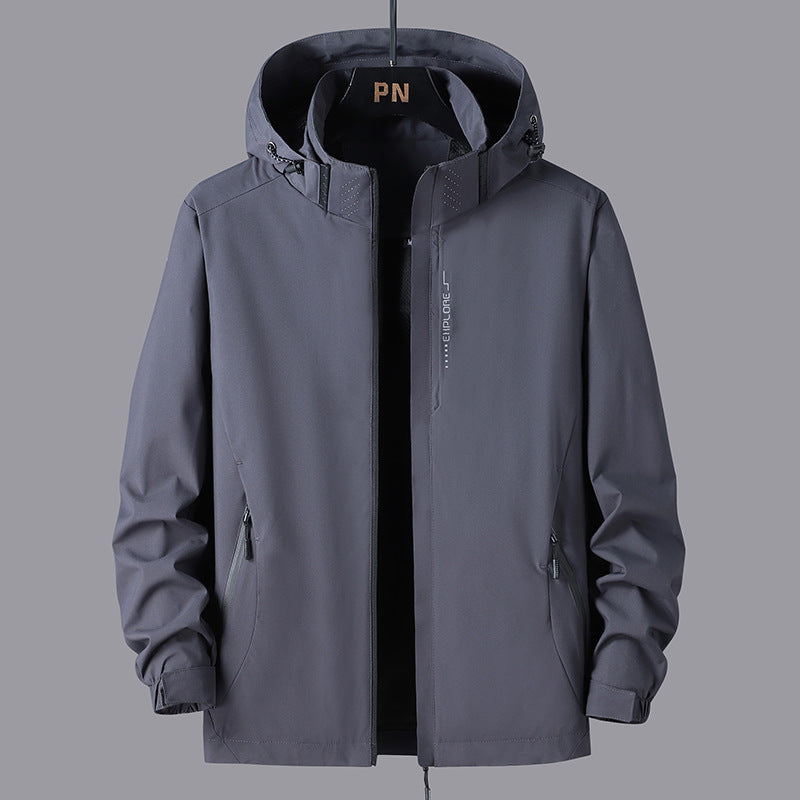 Reece - Chaqueta Unisex Actual con Capucha