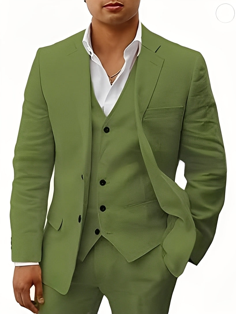 Thorley - Conjunto formal de tres piezas para hombres