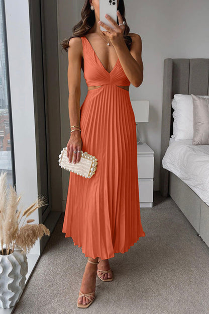Noemi – Elegante Vestido de Noche Plisado para Mujeres