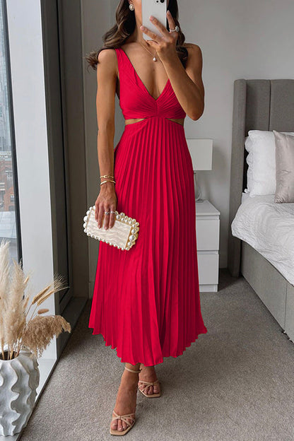 Noemi – Elegante Vestido de Noche Plisado para Mujeres
