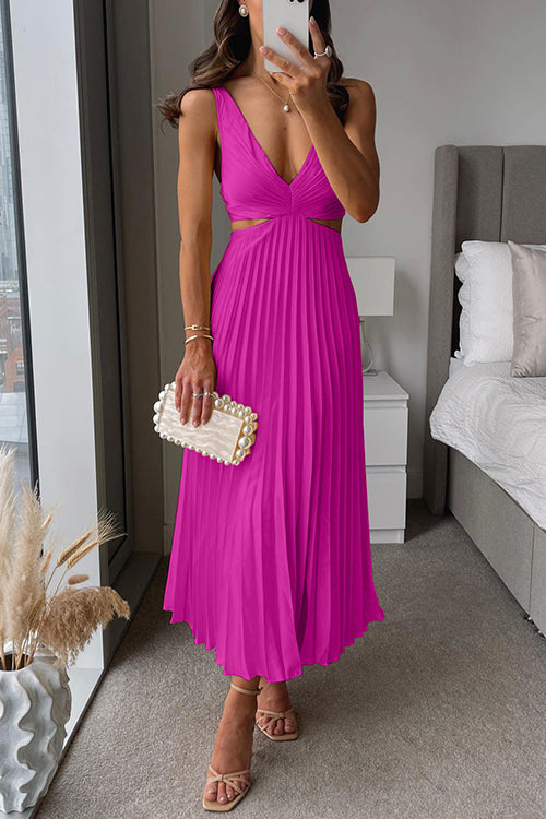 Noemi – Elegante Vestido de Noche Plisado para Mujeres