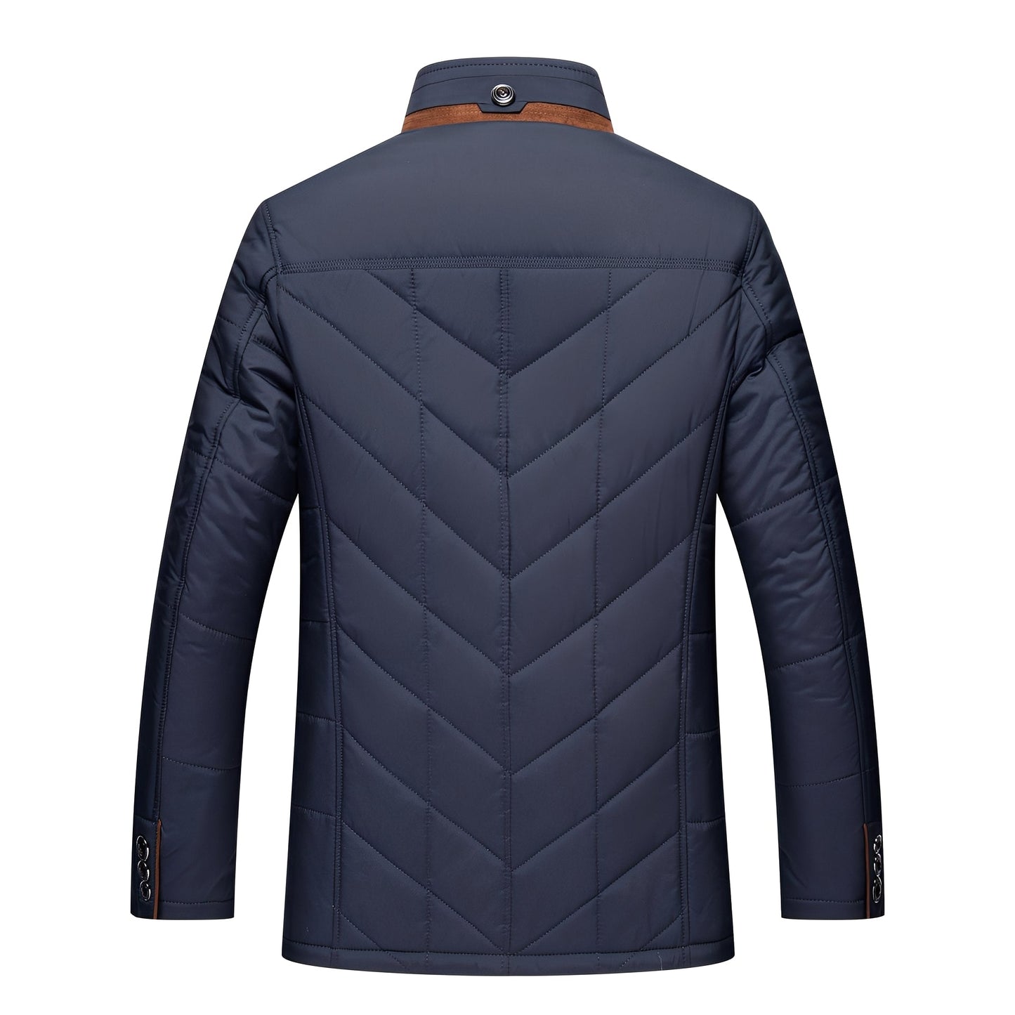 Rodney – Chaqueta con estilo y acolchada con botones para hombres