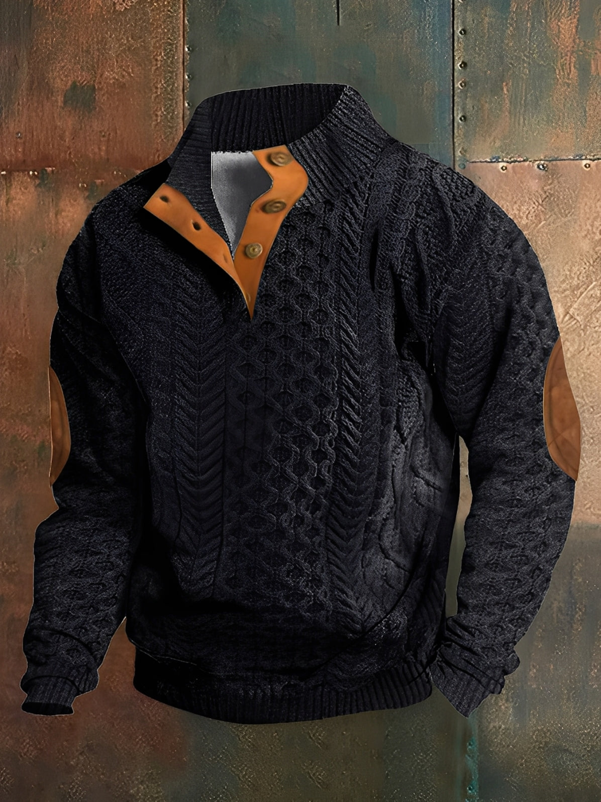 Jary - Suéter para hombre cómodo