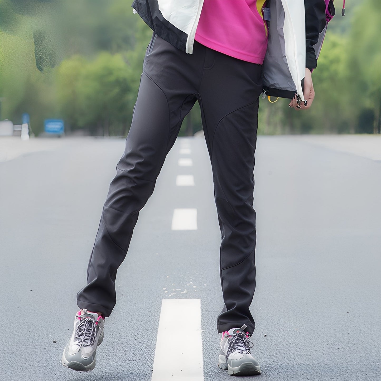 Rosanna - Pantalón grueso y elegante para mujeres, ideal para el aire libre