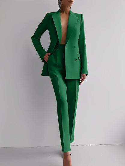 Nydia - Traje elegante de chaqueta y pantalón para mujeres
