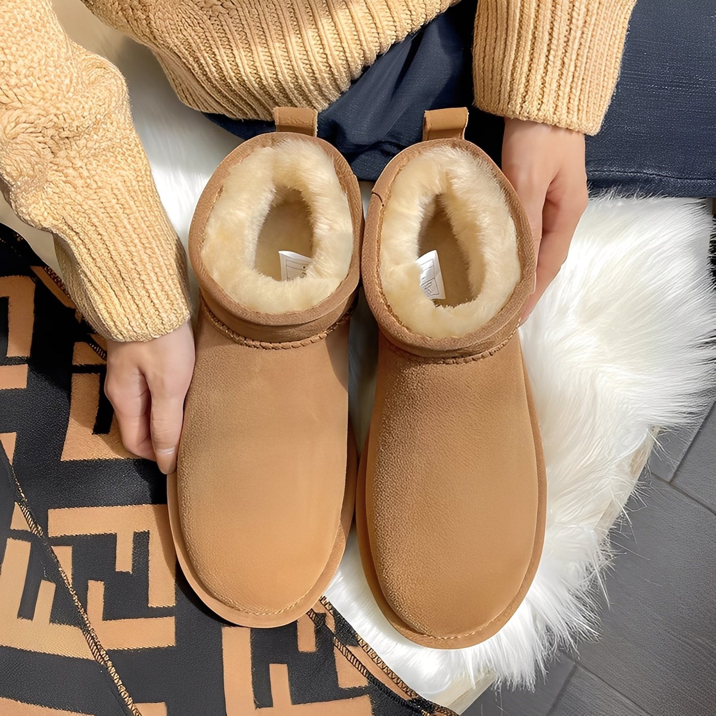 Rozanne - Botas de Invierno Casual para Mujer