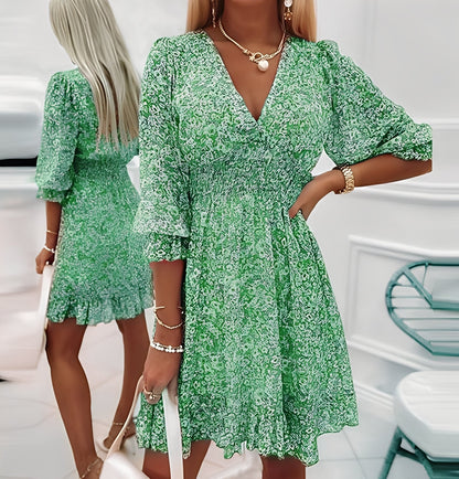 Jeanine - Vestido de suéter elegante para mujer