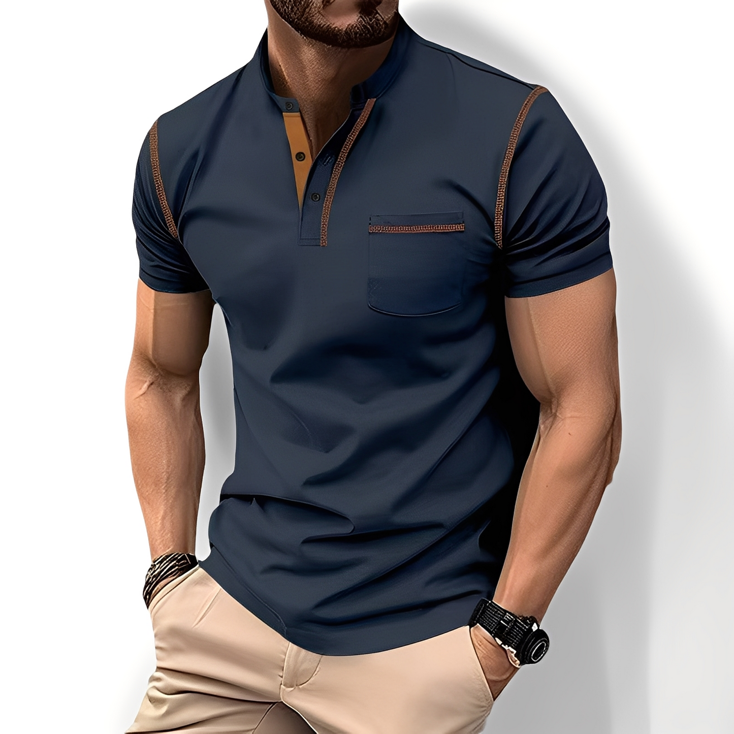 Brandon - Polo elegante y cómodo para hombres