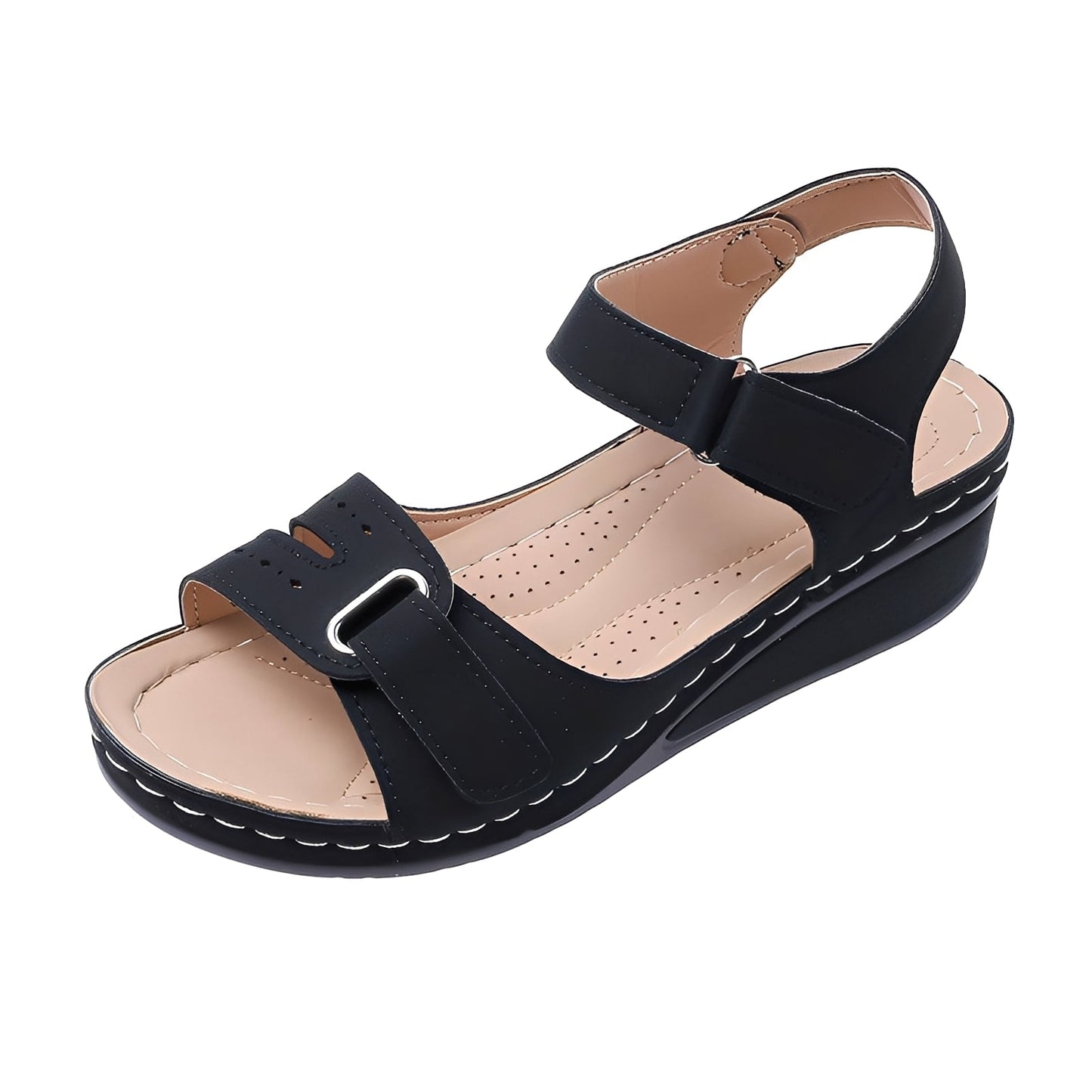 Marissa - Sandalias de plataforma cómodas con tiras para mujer