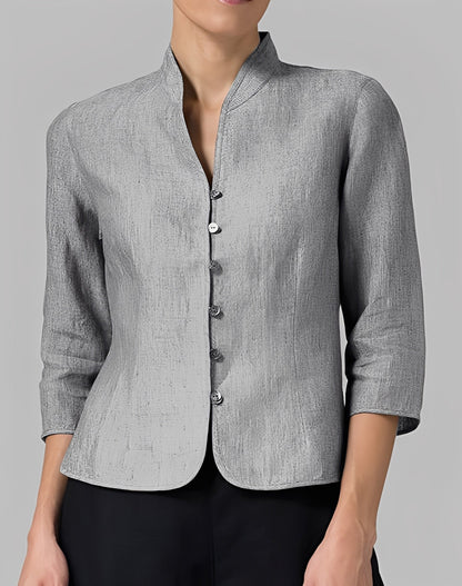 Lolicia - Blusa Femenina Casual de 3/4 Mangas