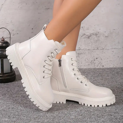Keelin – Botas de Plataforma con Peluche