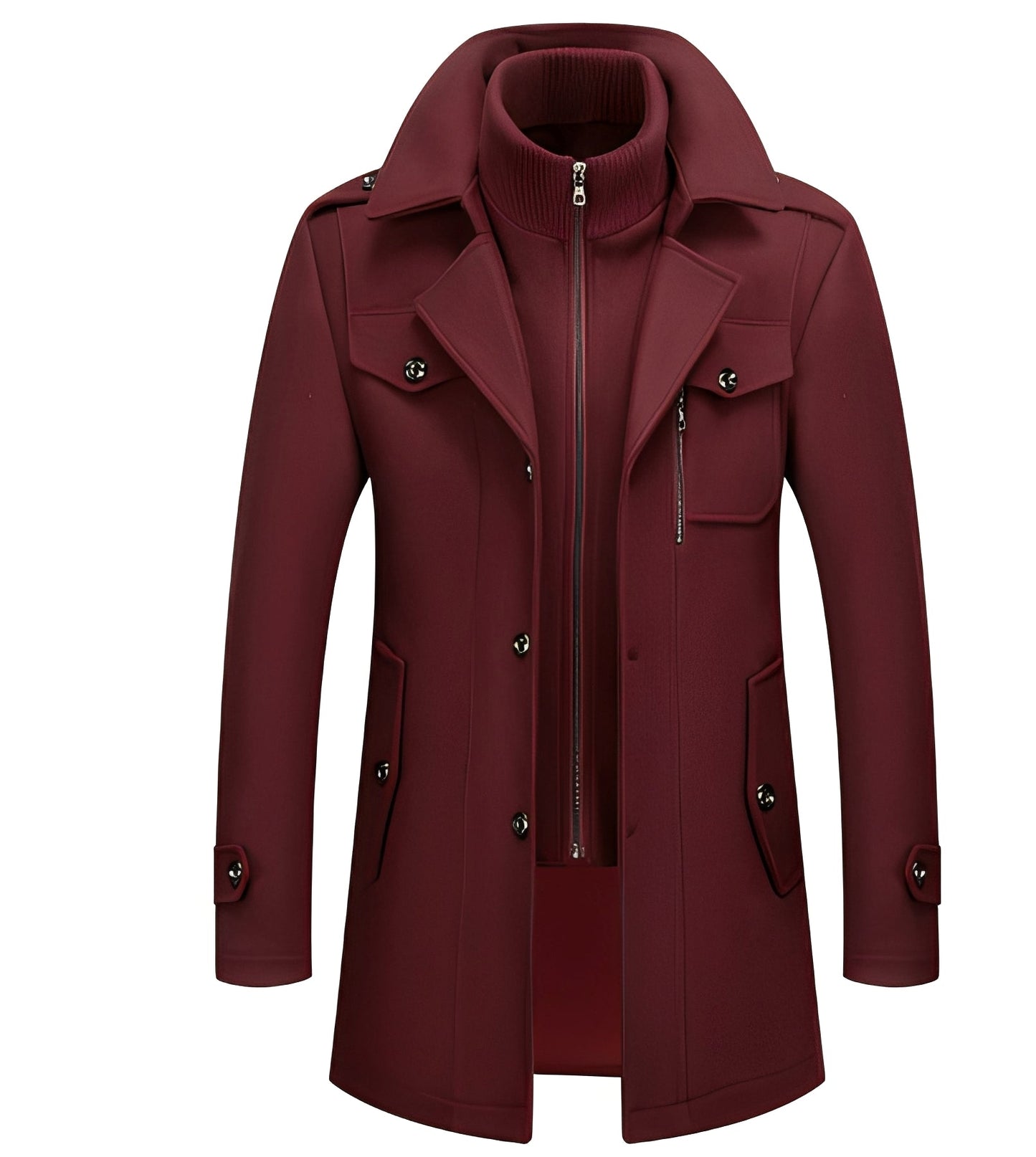 Hervé - Abrigo invernal acogedor para hombre