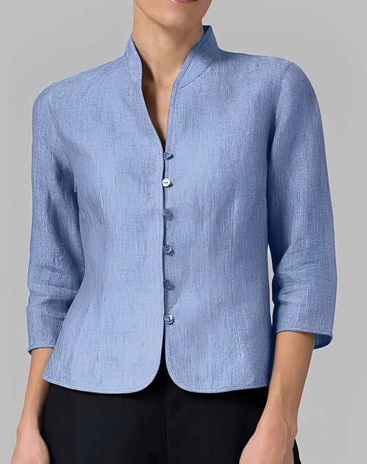 Lolicia - Blusa Femenina Casual de 3/4 Mangas