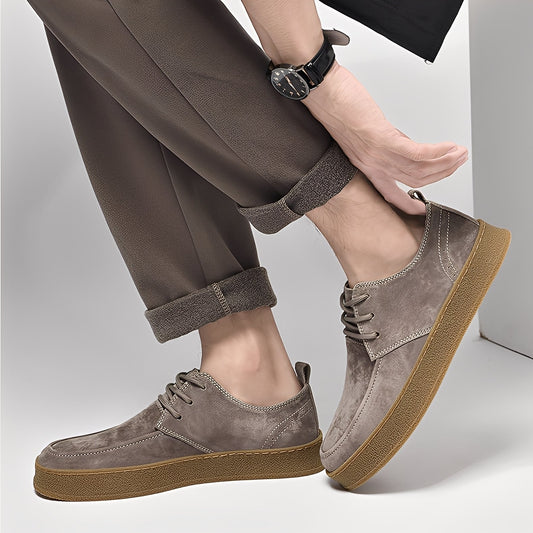 Riordan - Zapatos formales de gamuza para hombres