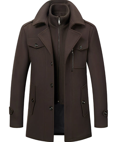 Hervé - Abrigo invernal acogedor para hombre