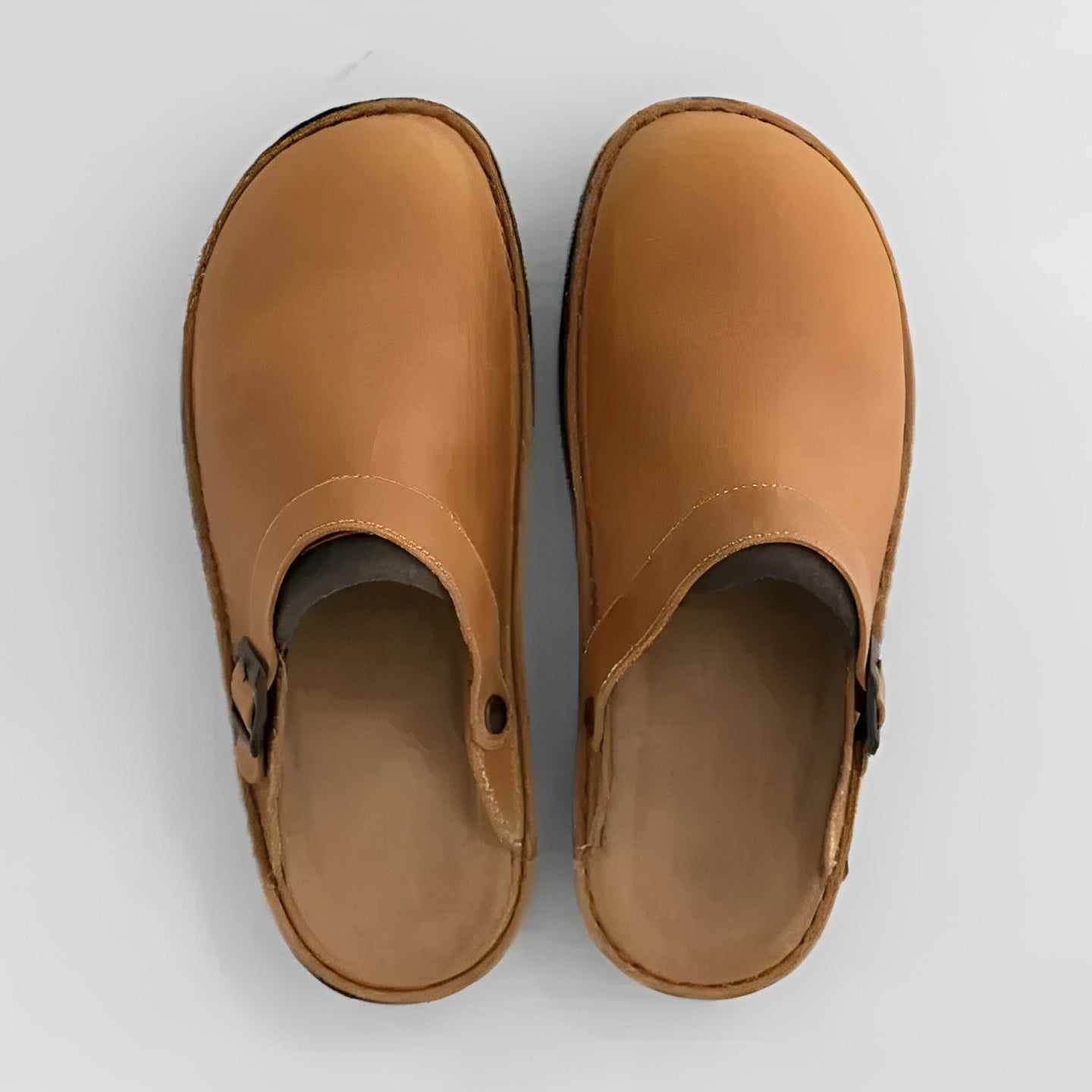Yani – Pantuflas de Cuero Ortopédicas para Hombres
