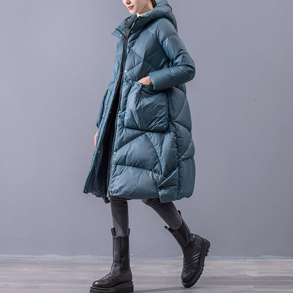 Ronnette - Chaqueta casual con capucha y bolsillos grandes para mujeres