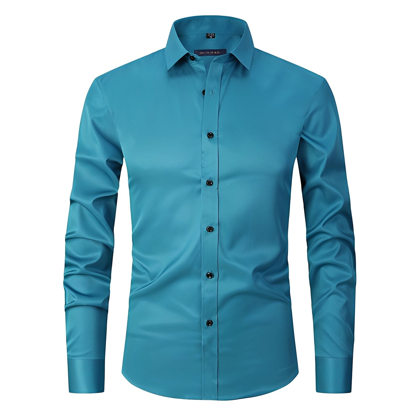 Elton - Camisa ajustada y elástica para hombres