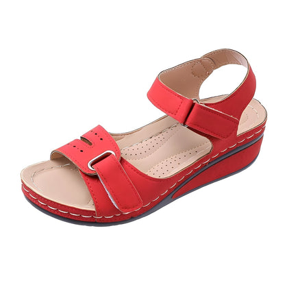 Marissa - Sandalias de plataforma cómodas con tiras para mujer