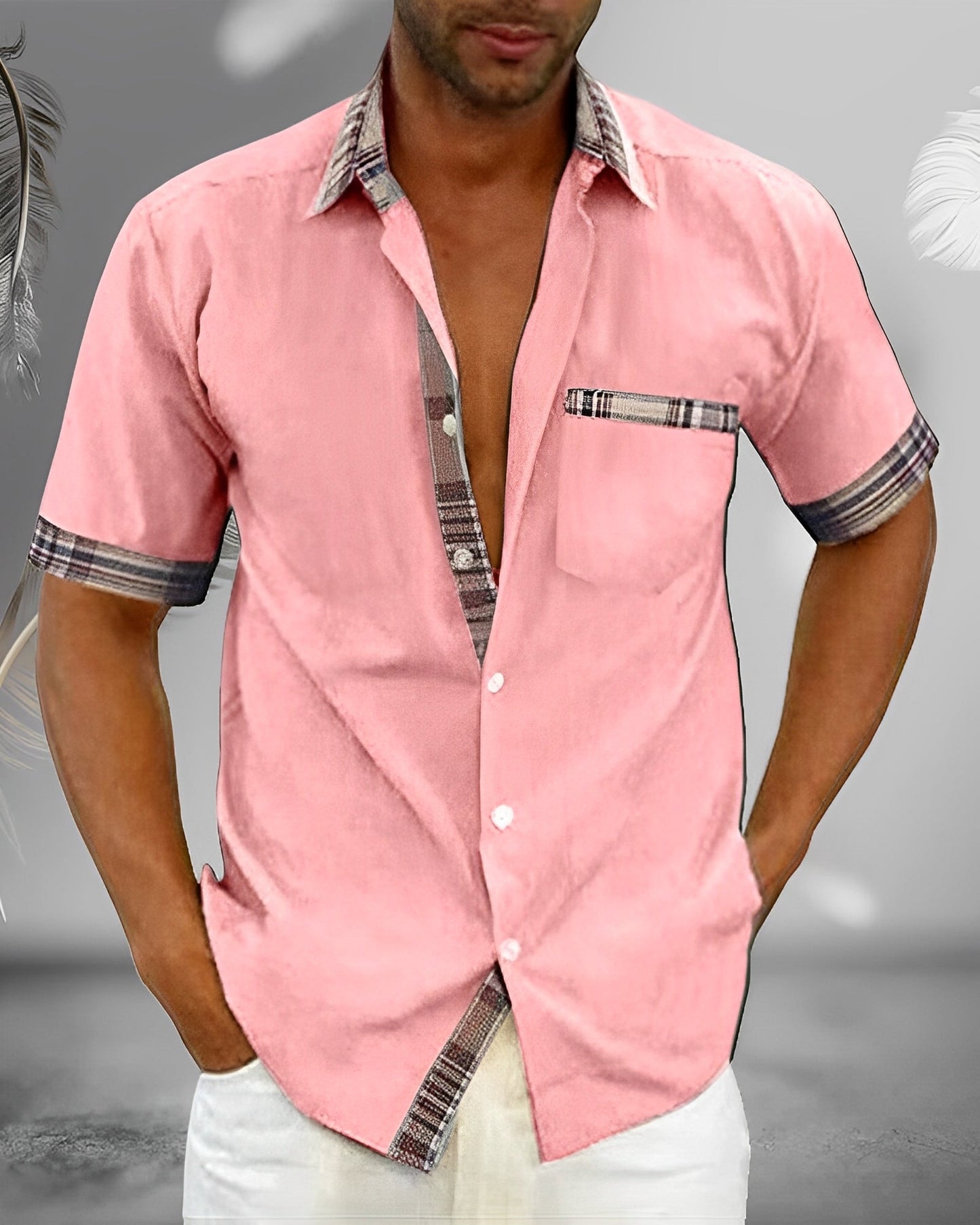 Theo – Camisa de Manga Corta para Hombre
