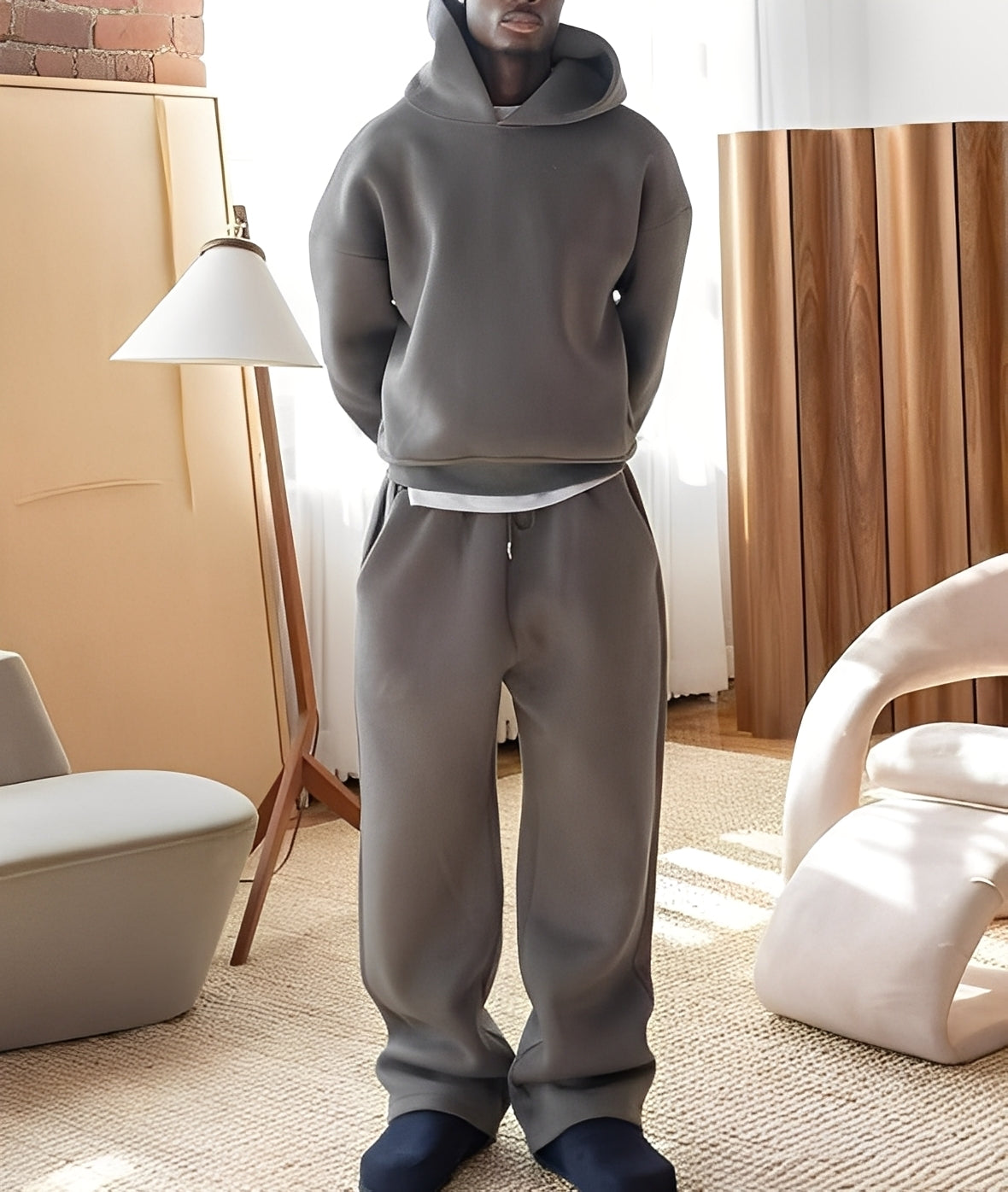 Marco - Set de sudadera con capucha oversize casual para hombres