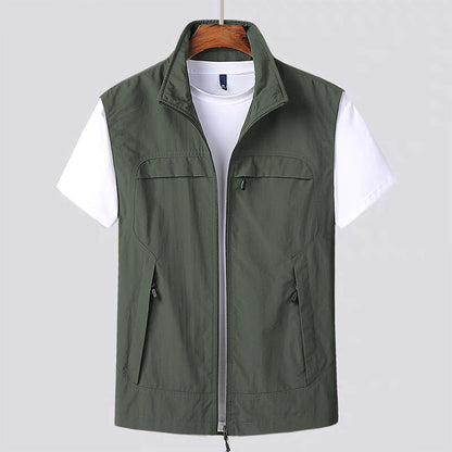 Marvin - Chaleco casual con bolsillos para hombres