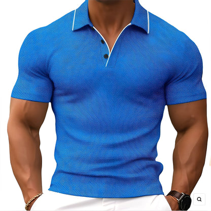 Florence - Polo Casual con Botones para Hombres