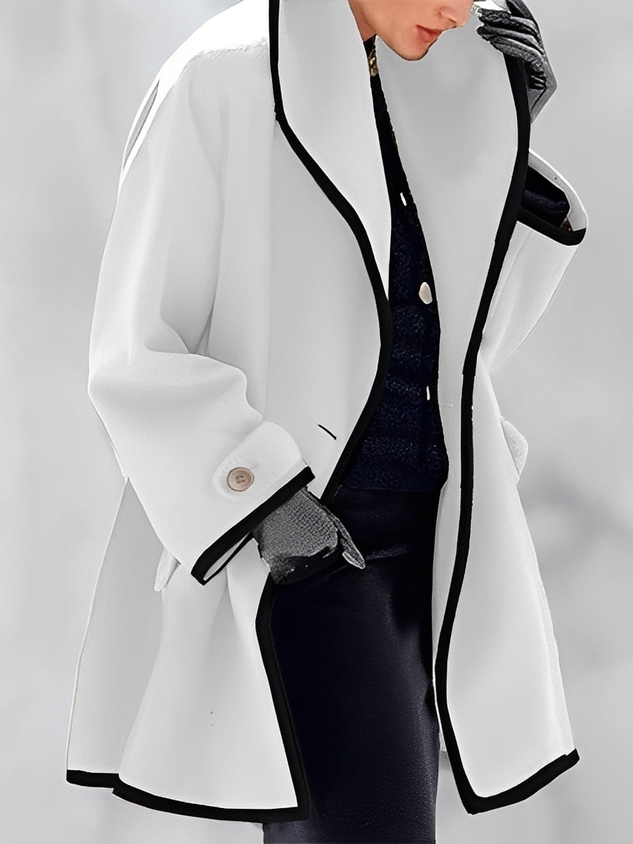 Mikayla - Cálido abrigo de lana con capucha para mujeres