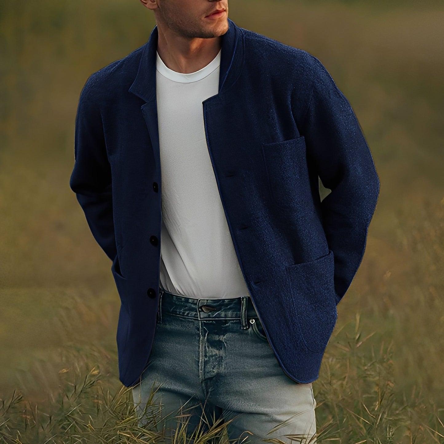 Jourdain - Chaquetas con varios bolsillos para hombres