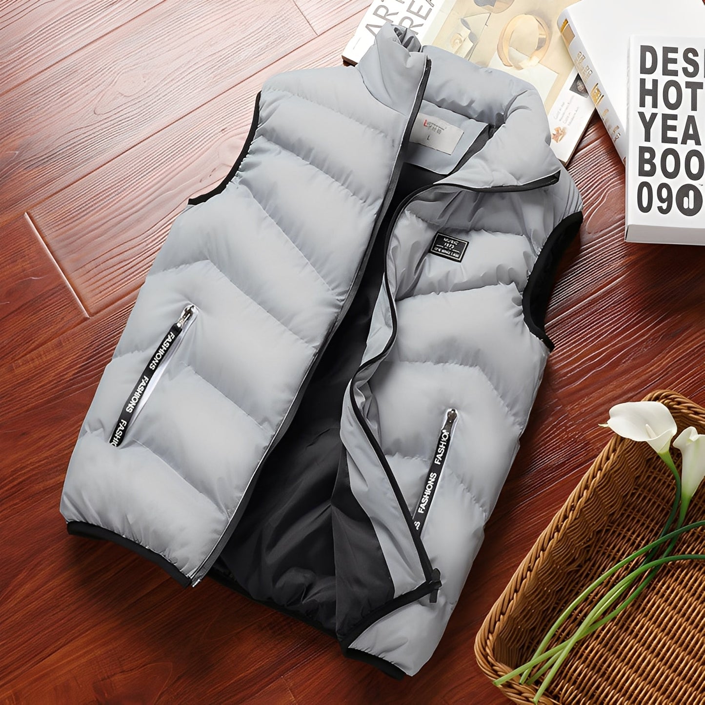Connell - Chaleco para hombre, cómodo, holgado y adaptable
