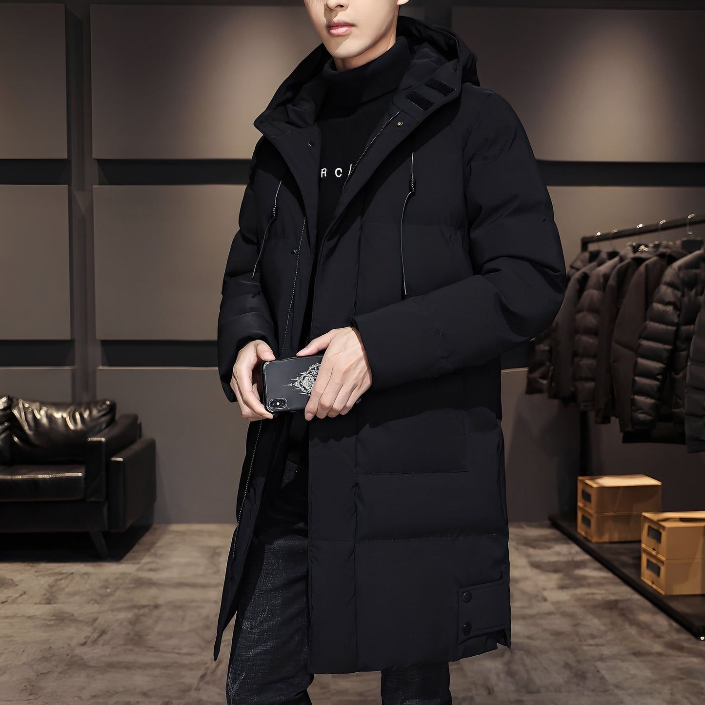 Bryan - Parka gruesa y moderna para hombres
