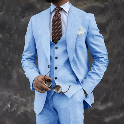 Elwyn - Traje para hombres de tres piezas, casual y formal