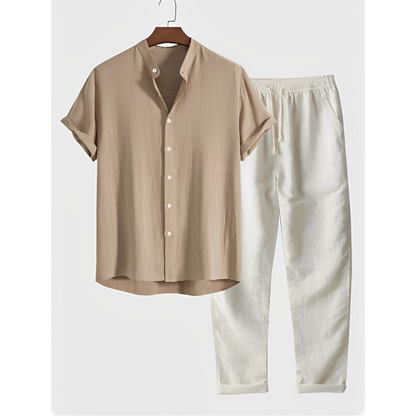 Phillip - Set de lino casual de verano para hombres