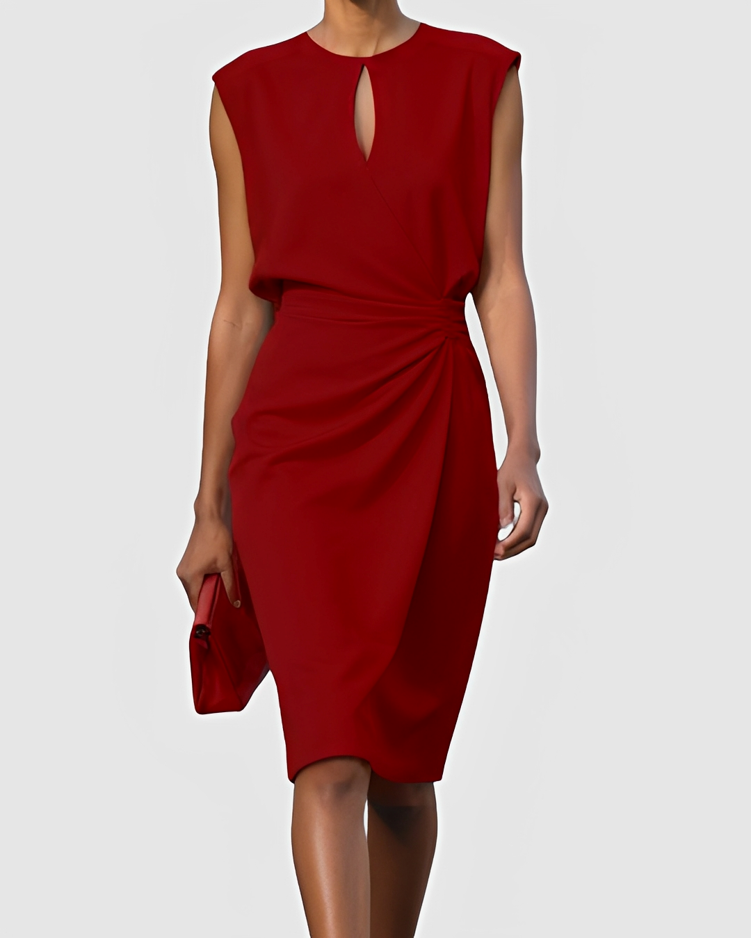 Ronna – Vestido Elegante con Detalle Fruncido