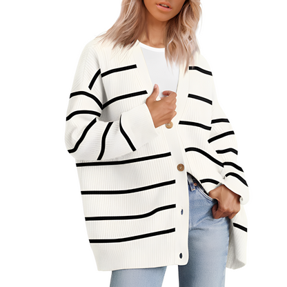 Christal - Cárdigan cómodo y casual para mujeres