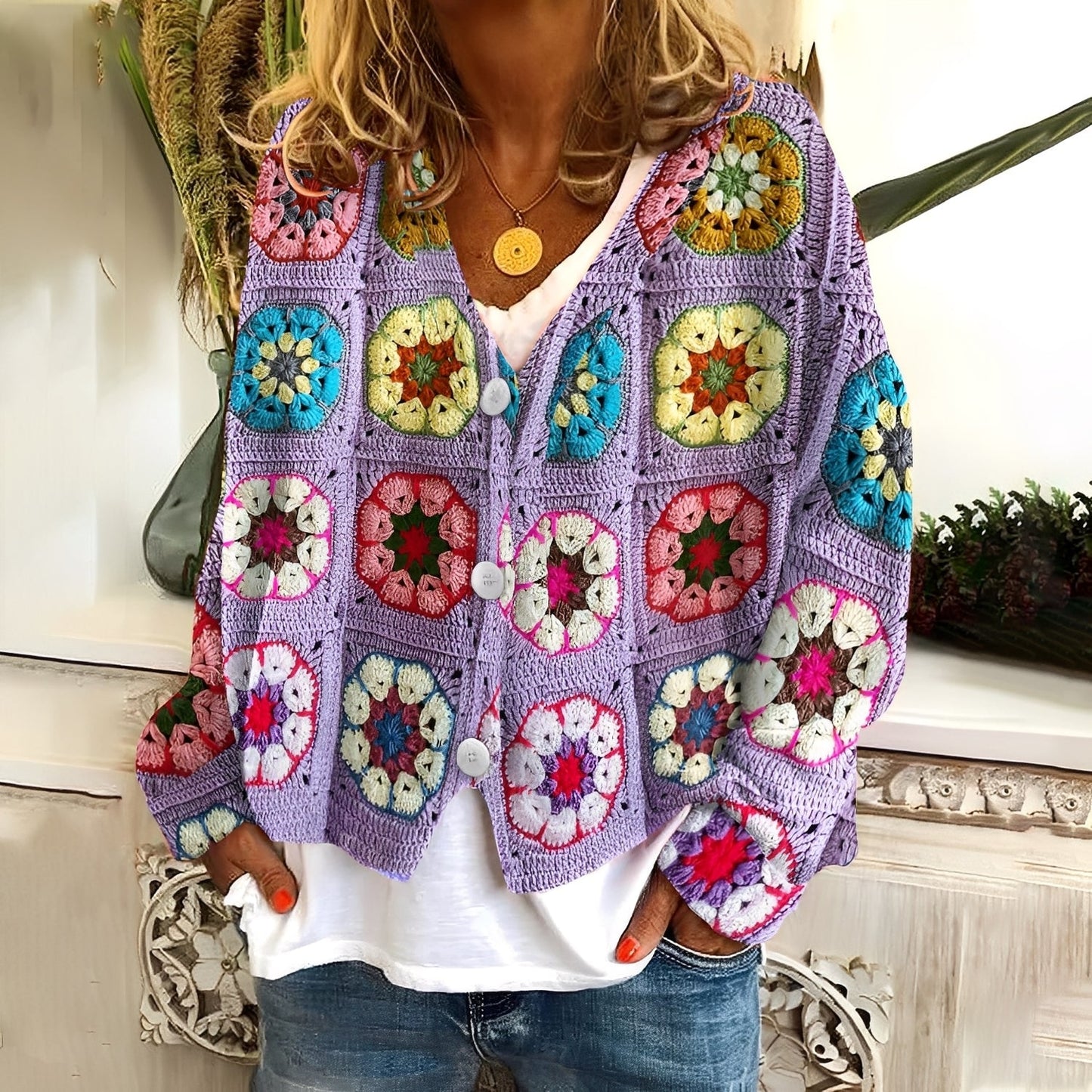 Nydia - Suéter suave y cómodo con diseño femenino