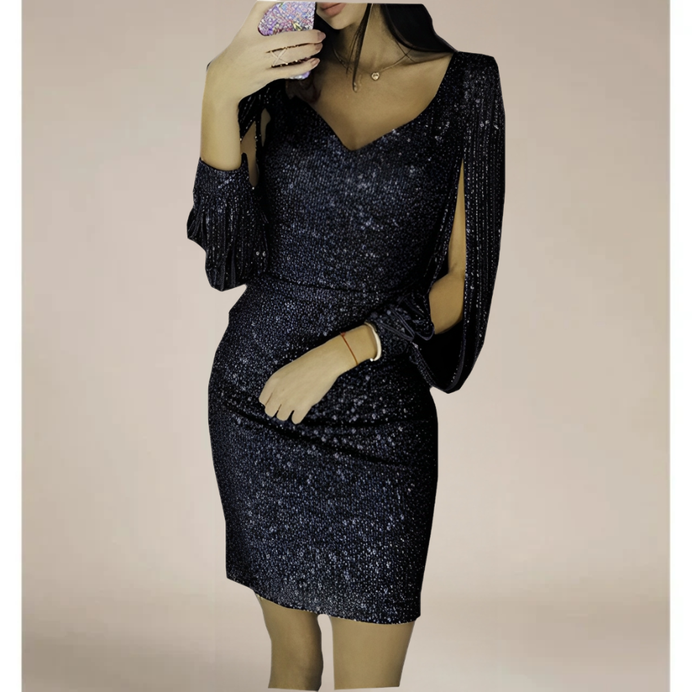 Anika – Vestido de Noche Brillante
