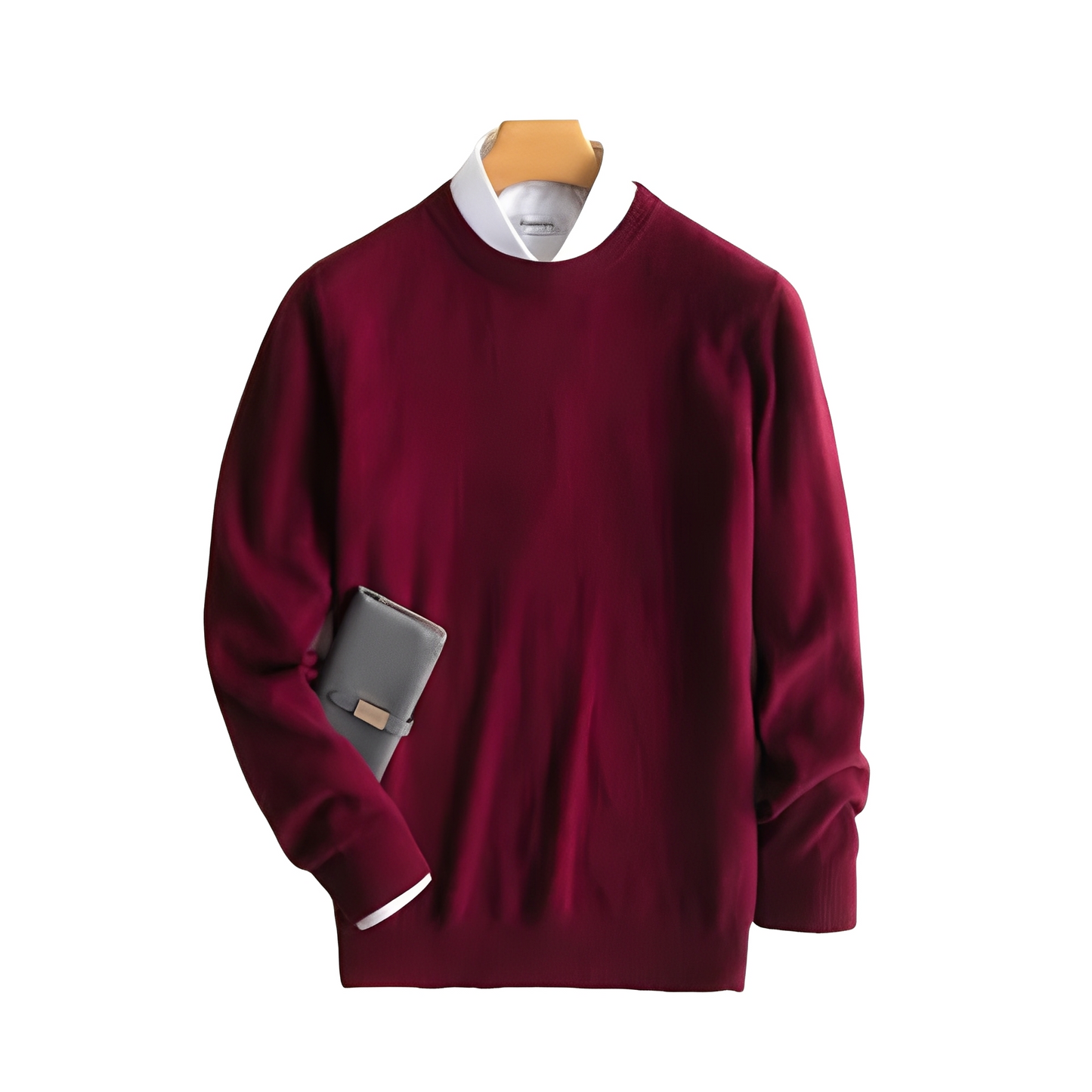 Johnson - Suéter de cachemira cómodo para hombres